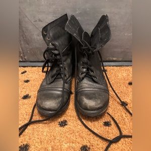 Steve Madden combat boots
